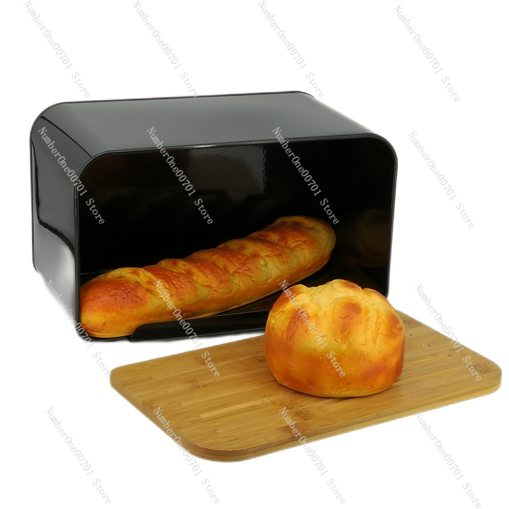 Kitchen Bread Box with Bamboo  - Food Snacks Box review and price