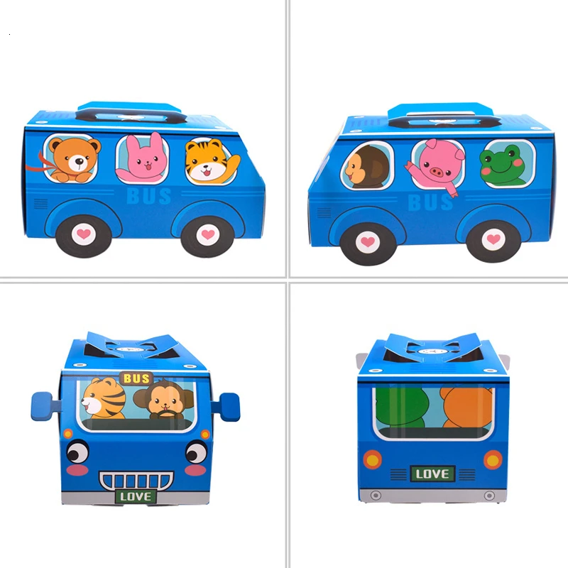 6PCS Gift Box Packaging Handle - Food Snacks For Kids review and price