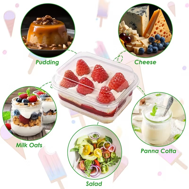 10/20PCS Disposable Square Bag - Food Snacks Box review and price