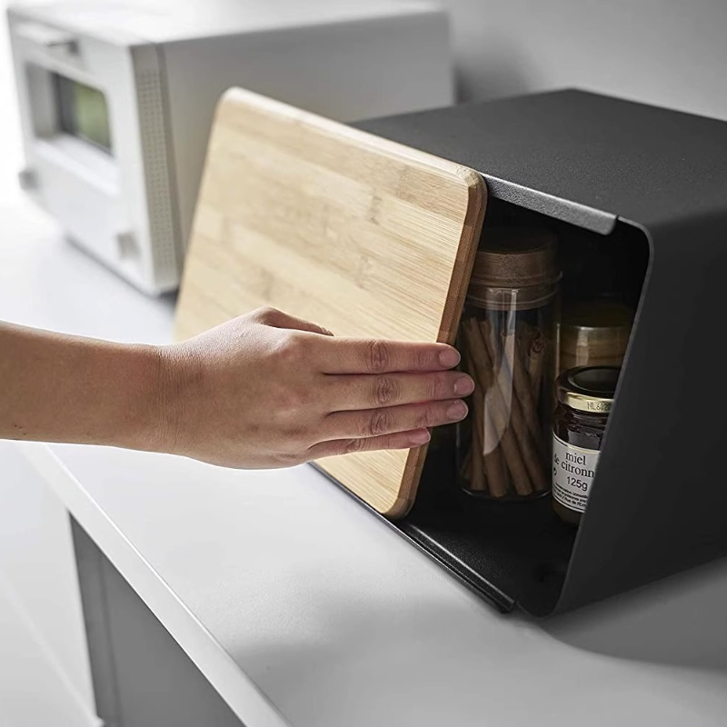 Bamboo Bread Box for Kitchen S - Food Snacks Box review and price