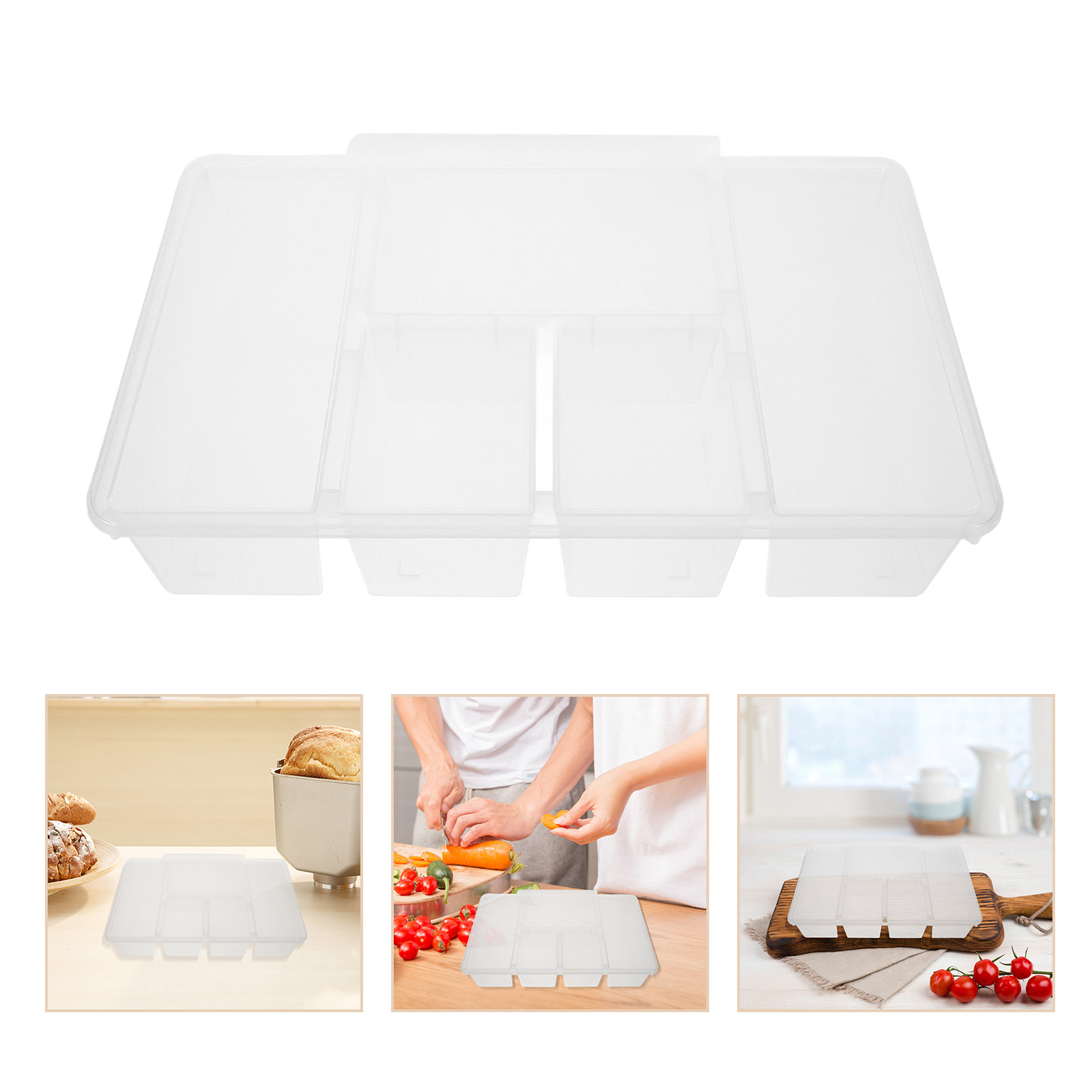 5 Compartment Veggie Tray Food - Food Snacks Box review and price