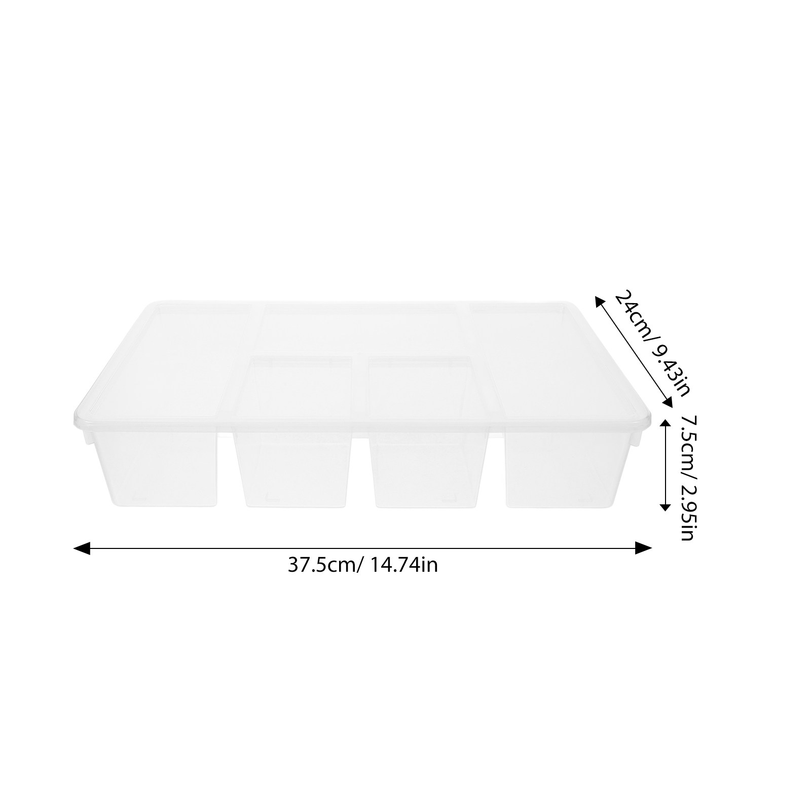5 Compartment Veggie Tray Food - Food Snacks Box review and price