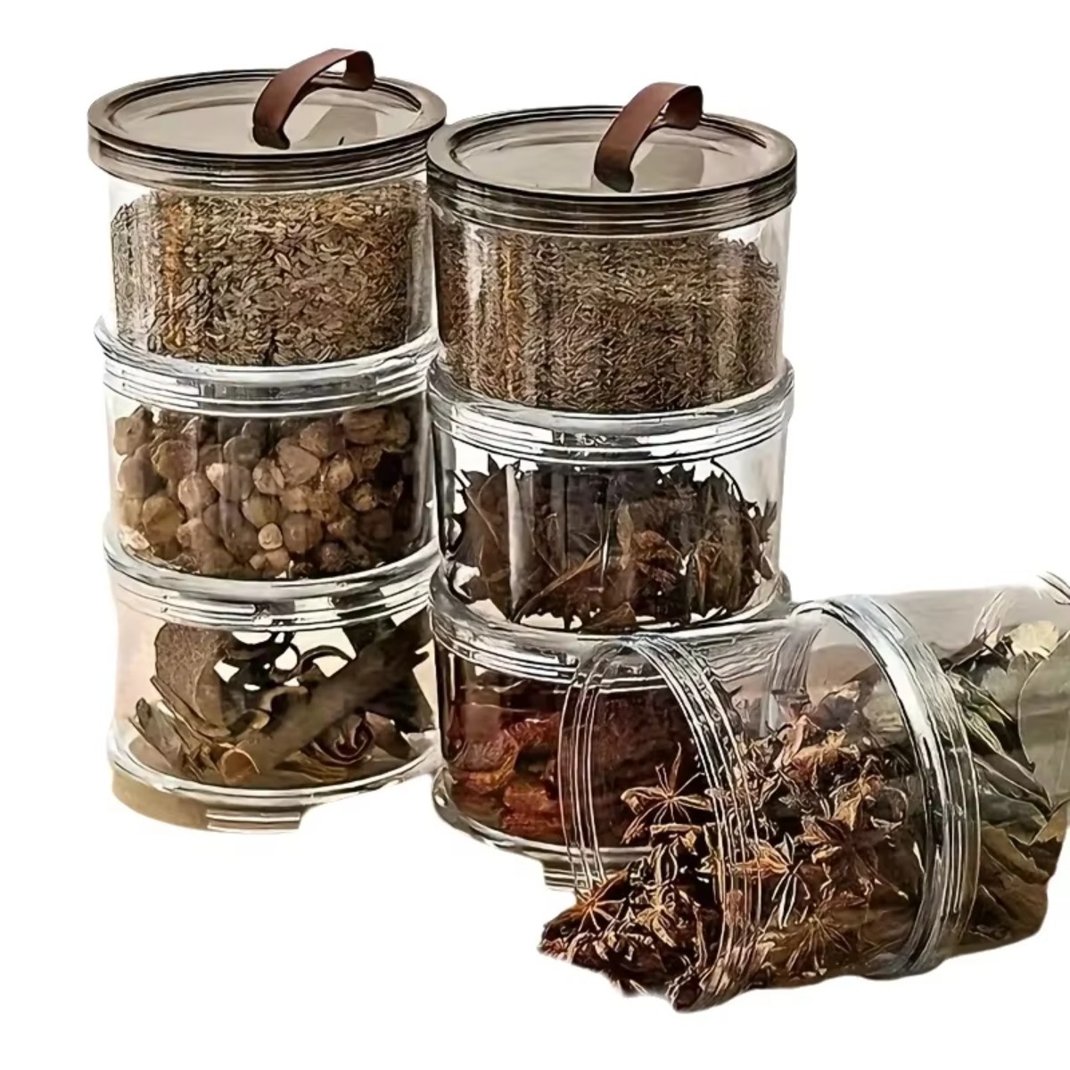 3-Layer Round Handheld Spice B - Food Snacks Box review and price