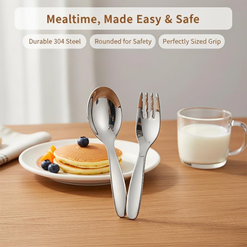 Compact Stainless Spoon And Fo - Food And Snacks Ideas review and price