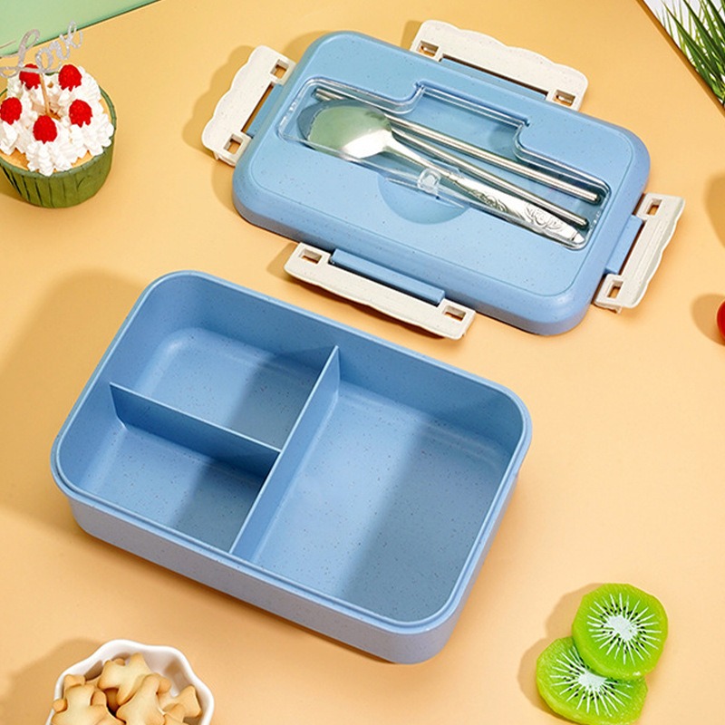 3 Grid Heated Bento Lunch Box  - Food Snacks For Kids review and price