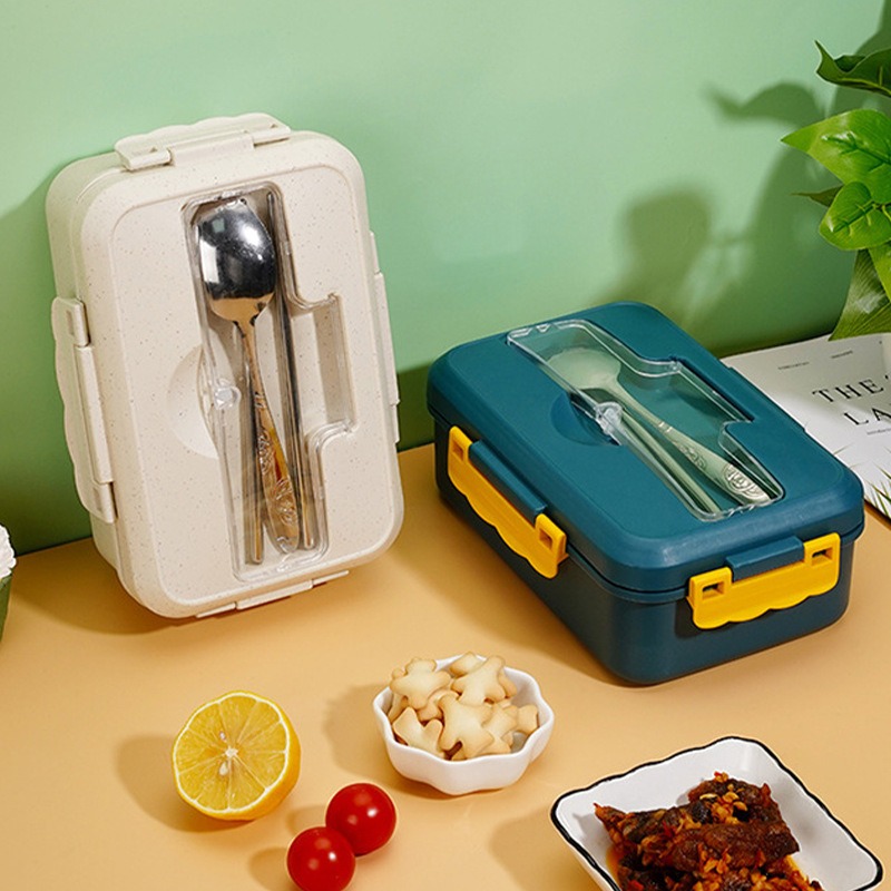 3 Grid Heated Bento Lunch Box  - Food Snacks For Kids review and price